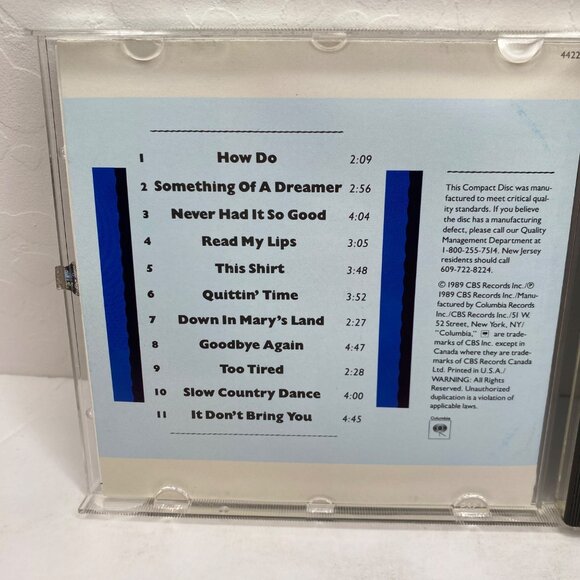 Vintage Mary Chapin Carpenter State Of The Heart Album CD Jewel Case 11 Tracks - Picture 2 of 5